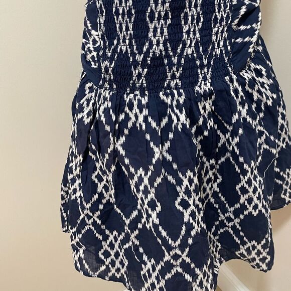 NWT Anthropologie Rimbaud Tie Waist Mini NWT
Skirt in Blue Motif Size M - Picture 9 of 11